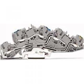 Wago TOPJOB S N/L/PE 4/6MM Installation Terminal Block 2005-7646 Gray