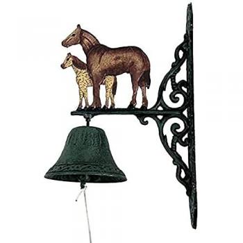 Campana ghisa 2 cavalli media cm20h36