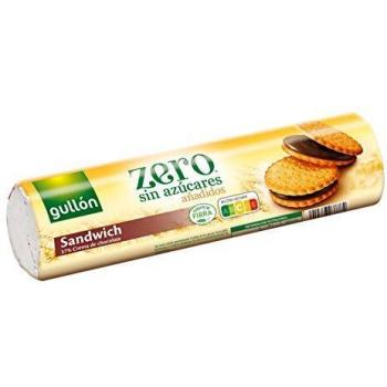 Pack de 16 Galleta Sándwich Chocolate ZERO sin Azúcares 250 g