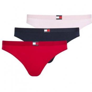 Tommy Hilfiger 3er‑Set Stringtangas UW0UW05641 in bunten Farben