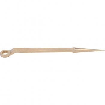 Chiave a bussola curvata 24 mm con perno KSTOOLS BRONZEplus