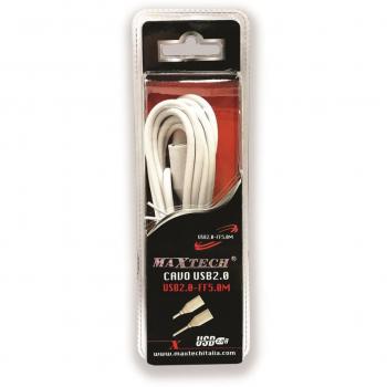 USB 2.0 MaxTech Cable de 5 Metros – Tipo FF5.0M