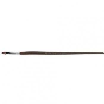 Escoda Primera 4160 Synthetic Flat Brush, Cat Tongue, #0