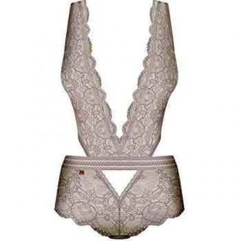 Teddy Érotique Obsessive 853-TED-2 Femme Blanco S/M