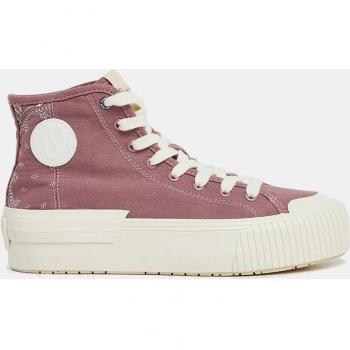 Women's Malva Purple Samoi Divided Trainers – Pepe Jeans UK4