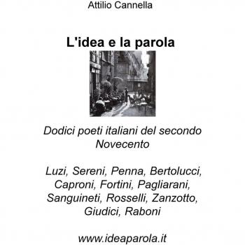 L'idea e la parola. Dodici poeti italiani del secondo Novecento. Luzi, Sereni, Penna, Bertolucci, Caproni, Fortini, Pagliarani, Sanguineti, Rosselli, Zanzotto, Giudici, Raboni
