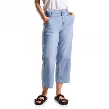 Comfort-fit 7/8 Damen Jeans Culotte STREET ONE Gr. 28, Ultra Bleach Wash