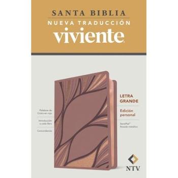 Santa Biblia Ntv, Edición Personal, Letra Grande (Sentipiel, Rosado Metálico), by Tyndale