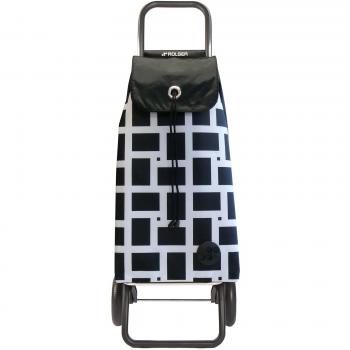 ROLSER RG‑Einkaufswagen GEOMETRIK IMX025 – 41 x 32,5 x 104 cm, 43 Liter, 50 kg Belast