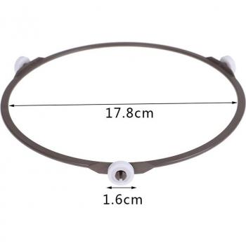 Base Circular de Cristal con Soporte Giro