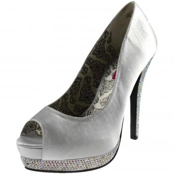 Bordello BELLA-12R SLV Satin UK 7 (EU 40)