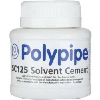 Polypipe Waste Solvent Cement 125ml