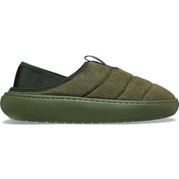 Pantofole Crocs Classic Sueded Moc Verde Kaki 41-42