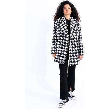 Manteau Lili Sidonio mi-long pied-de-poule