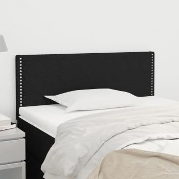 Tête de lit tissu noir 90x5x78/88 cm