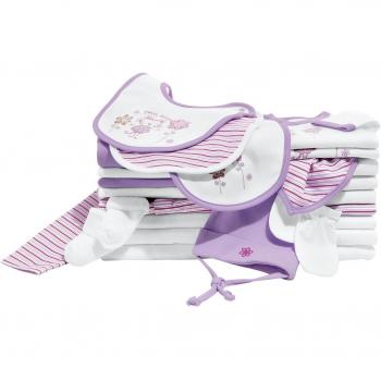 Flieder‑Set: Baby Butt 36‑teilige Erstausstattung