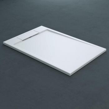 Douche Matrice Sogood 90×140 cm – receveur en résine blanche, 4 cm d’épaisseur