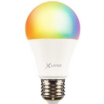 XLayer LED Leuchtmittel Smart Echo E27 9W 800lm (Dimmbar, Warm