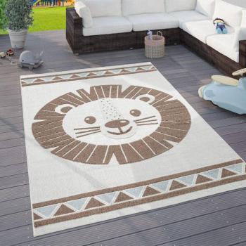Couché doux 160×220 cm – Tapis à thème animalier, beige