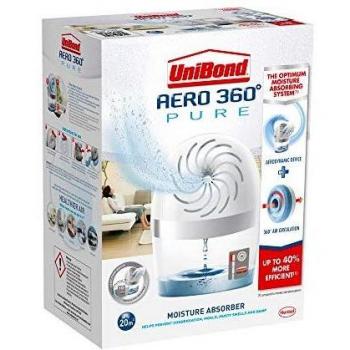 UniBond AERO 360º Moisture Absorber, Ultra-Absorbent Dehumidifier, Helps to Prevent Condensation, Mould & Musty Smells, Refill
