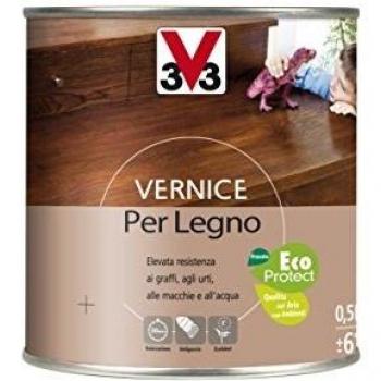 V33 Vernice per legno incolore 500 ml