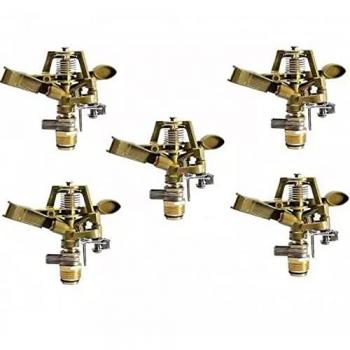 ZincSpray 5‑Pack – Messing‑Gewebe, ½“ Verstellbar, 12‑15 m Abdeckung