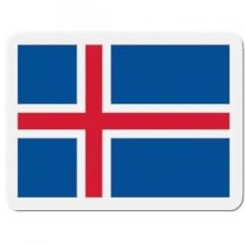 Synthetic Resin Island Flag Magnets – 50 × 7cm Multicolored Set
