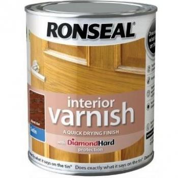 Ronseal RSLIVSDO250 250ml Quick Dry Satin Interior Varnish