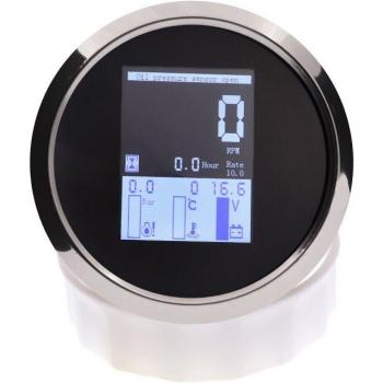 Tacómetro Digital con Medidor de Temperatura y Presión de Aceite