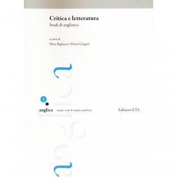 Critica e letteratura. Studi di anglistica