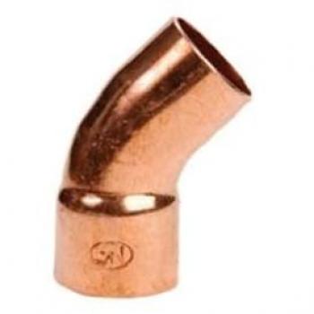 Curva in Rame a 45° Maschio-Femmina MF 16