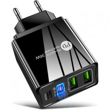 20W USB-C Fast Charger for iPhone 12, 11 & Xiaomi with EU/US/UK Plug
