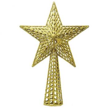 Remate Decorativo Estrella Oro 37 cm