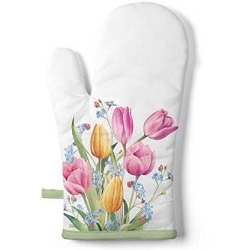 Topflappen & Ofenhandschuh Tulip Bouquet – 18 × 30 cm