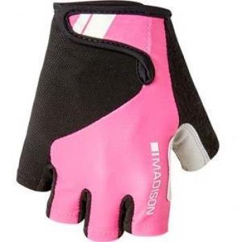 Women’s Madison Keirin Pink Glo X‑Small Mitts