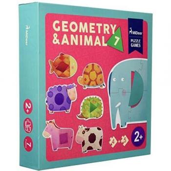 Puzzle Mideer Animaux Abstraits