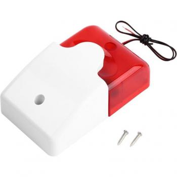 Alarme de sécurité sans fil 12V avec lumière clignotante, 99 zones