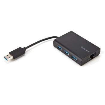 Targus ACH122EUZ USB‑3.0 Hub (Gigabit Ethernet)