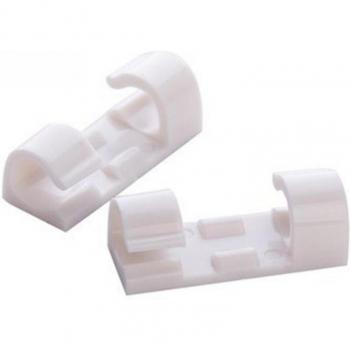 ClearGrip 40 Pack Cable Clip Organizer for Office Space Saving