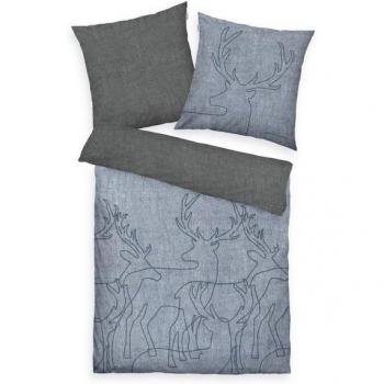 Weihnachtsbettwäsche TOM TAILOR HOME Lennart in Blau