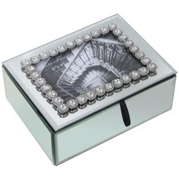 Joyero con Espejo Alexandra House 20 x 7 x 15 cm