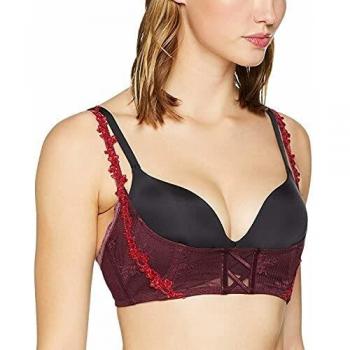 Triumph Damen Lace-Up Spotlight Corselette Korsage, Rot, Größe 44