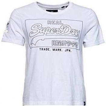 Camiseta Mujer Superdry Vintage Logo Blanca