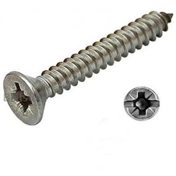 Hyfive Heavy Duty Stainless Countersunk Screw – 10‑NCSK, 2 Length, 50 Count