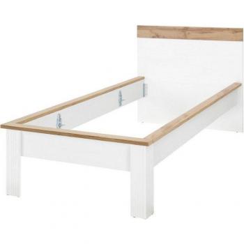 Bett „WESTMINSTER“ – Doppelbett, Landhauslook, 180 × 200 cm, weiß