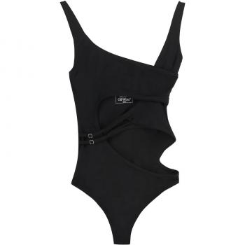 Off White One-piece female Black Size: S One-piece swimsuit