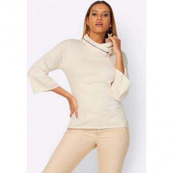 Pull doux ivoire