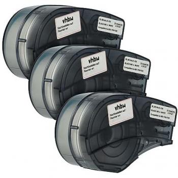 Vhbw Black on White Label Tape for Brady M210, M211