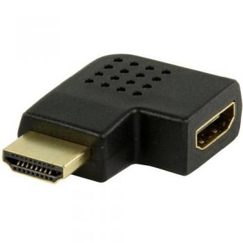 Valueline HDMI Adapter links gewinkelt schwarz