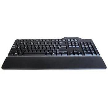 Tastiera USB QWERTY Dell Kb‑813 con lettore smart card integrato, nero, versione USA/Europa